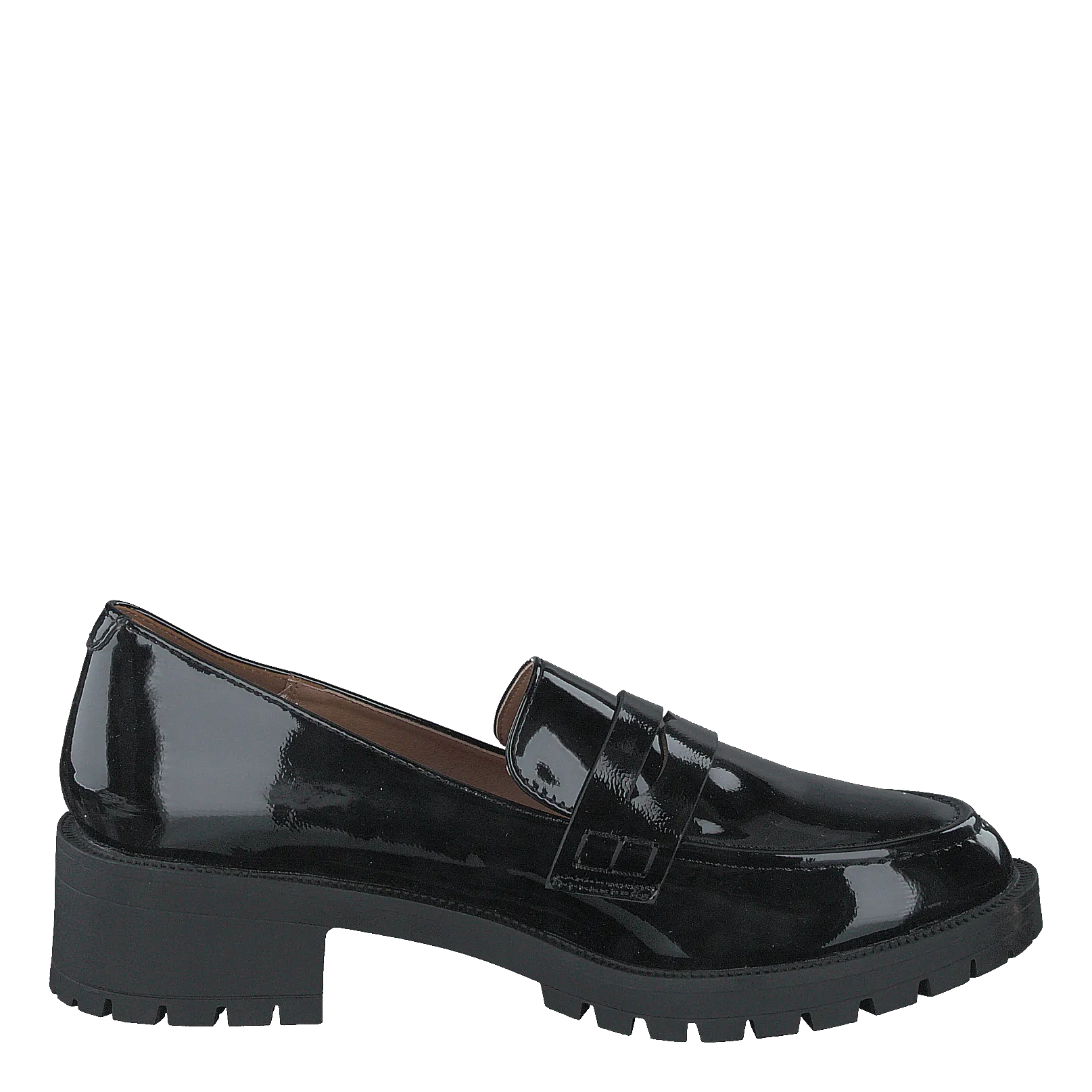 Biapearl Simple Penny Loafer P Black