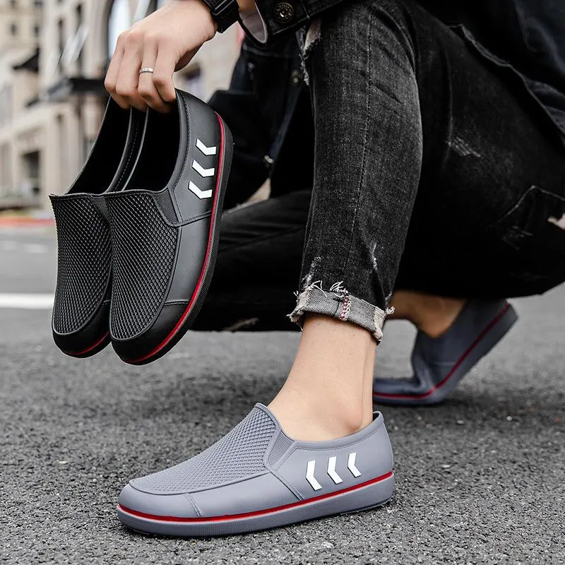 Casual Simple Textured Stretch Loafers