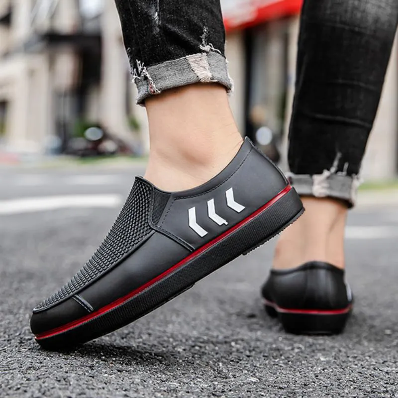 Casual Simple Textured Stretch Loafers