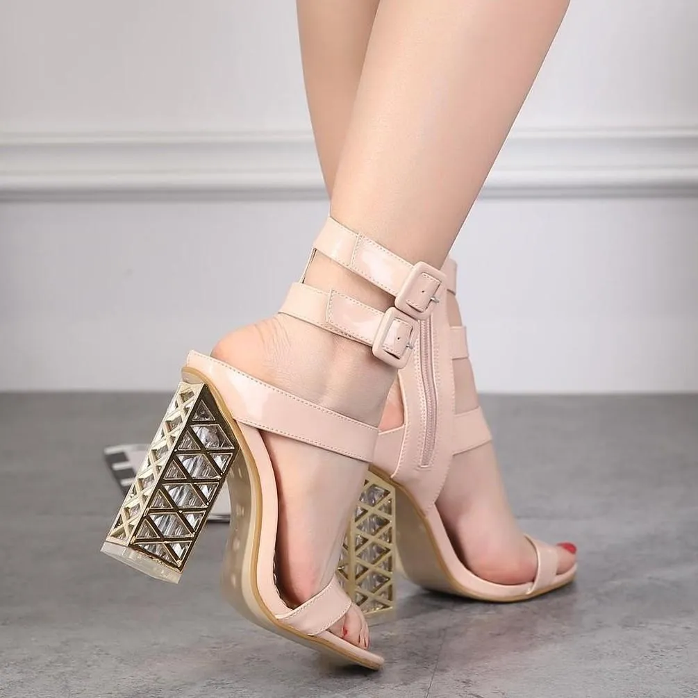 Casual Stylish High heeled Peep Toe Sandals