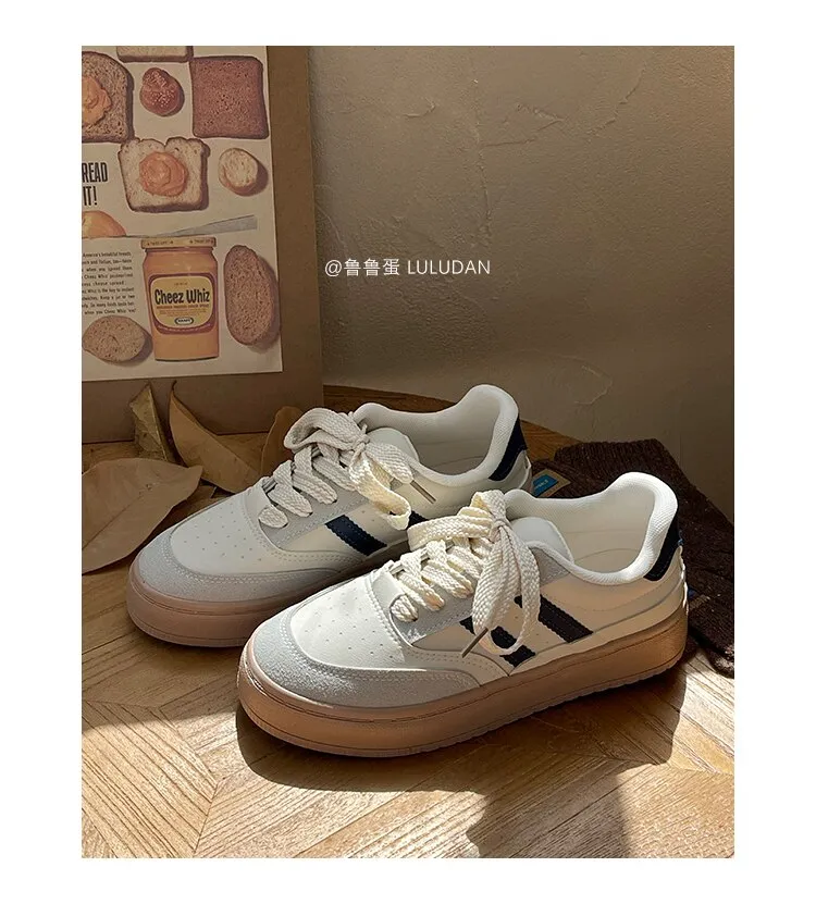 Chicmy INS Brand Sneakers Women 2023 Designer Casual Lace Up Woman Flats Sneakers Shoes Tennis Female Vulcanized Shoes White Spring NEW