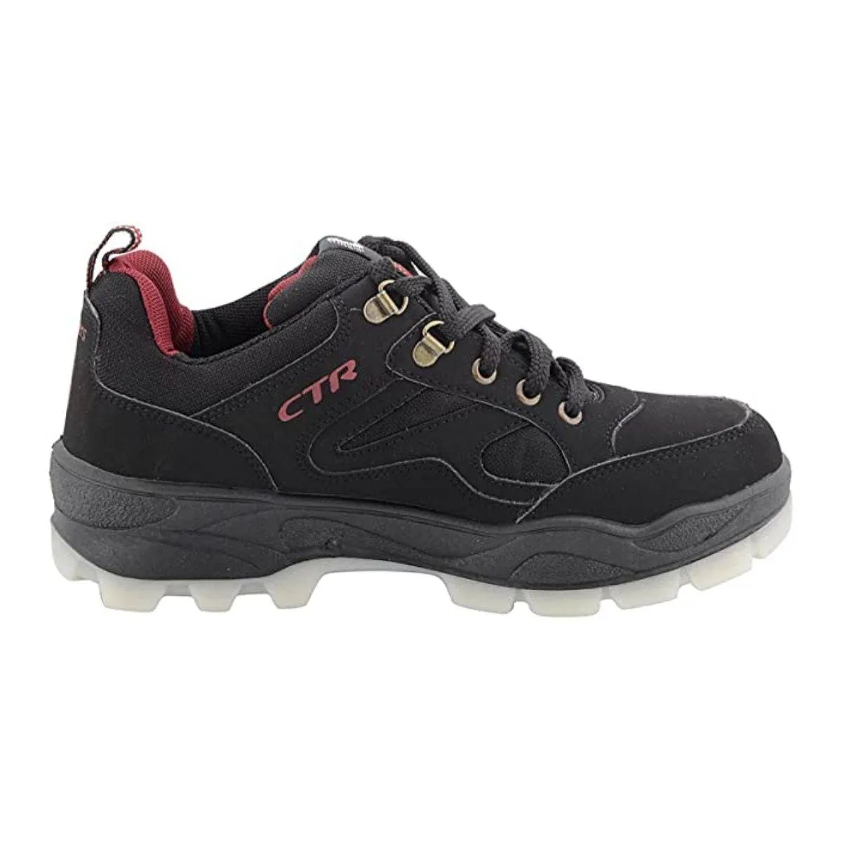 CTR OD-1 Low Ankle Trekking and Hiking Shoes - Anti Skid & Slip Resistant - Black