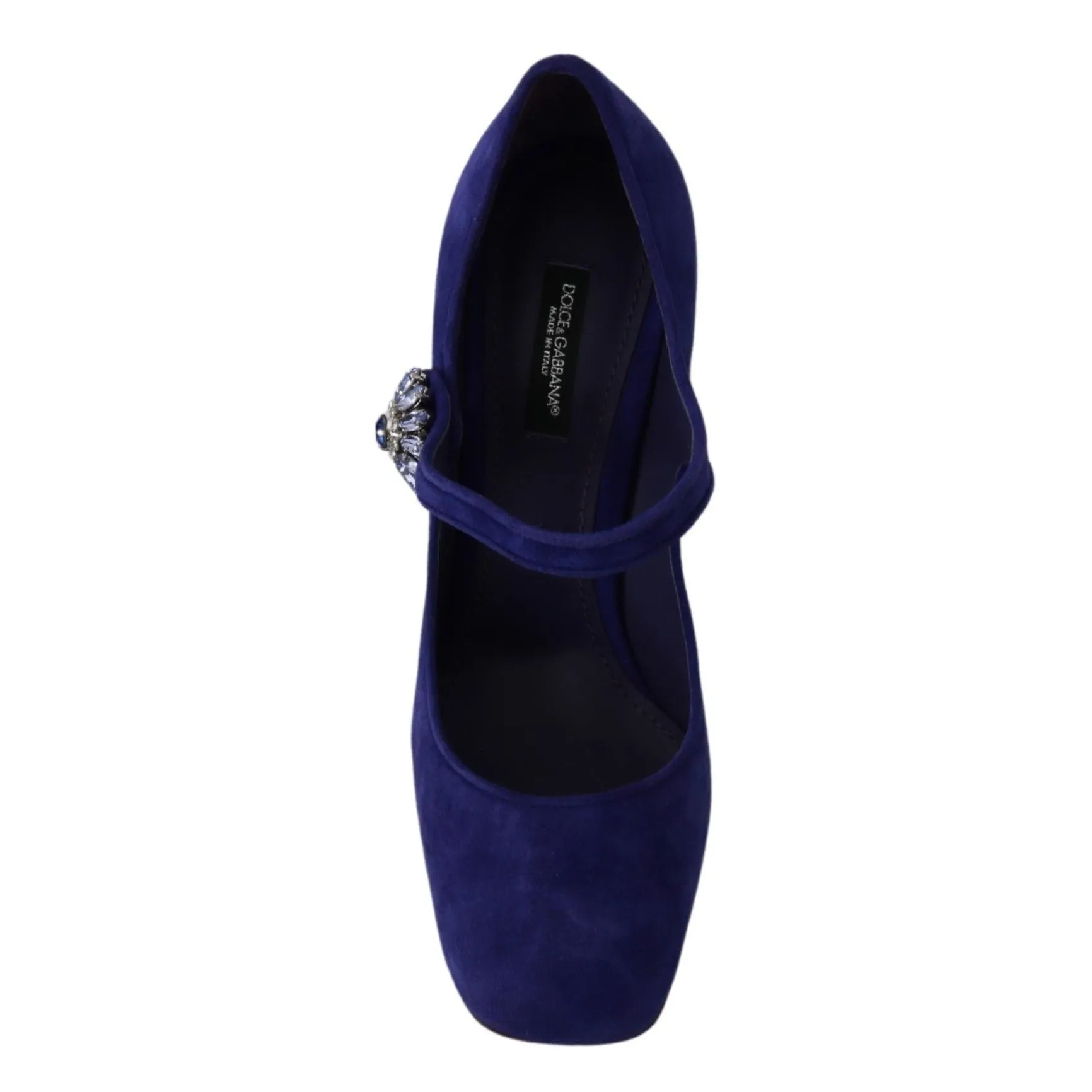 Dolce & Gabbana Elegant Purple Suede Mary Janes Pumps