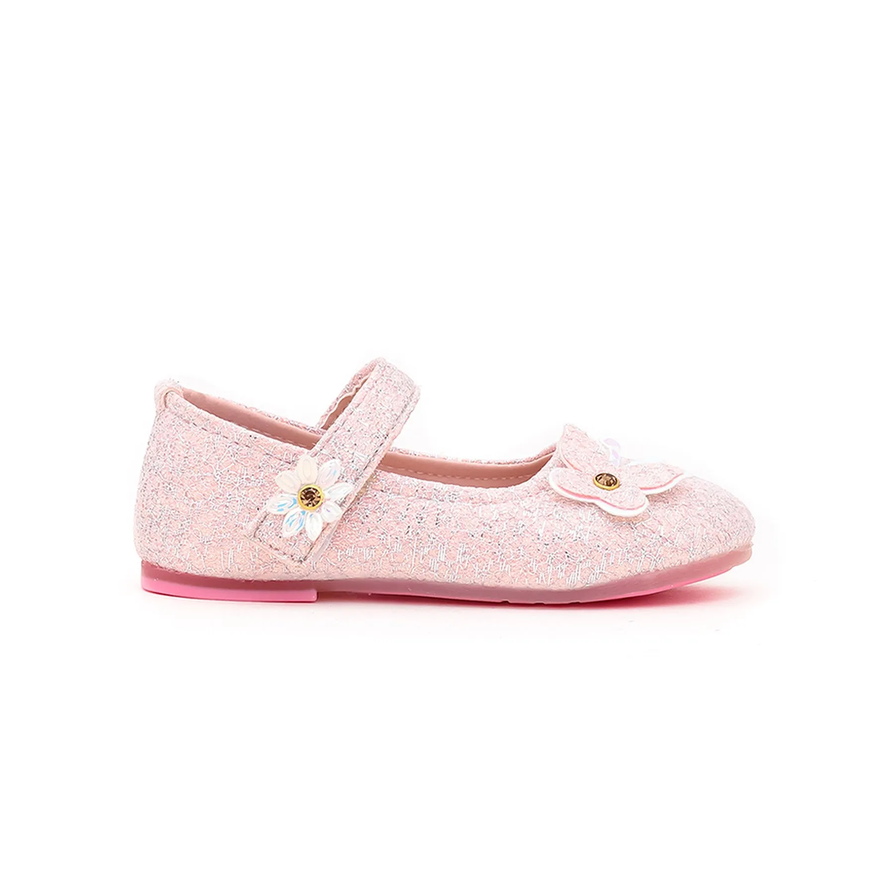 Girls Pink Fancy Pumps KD0500