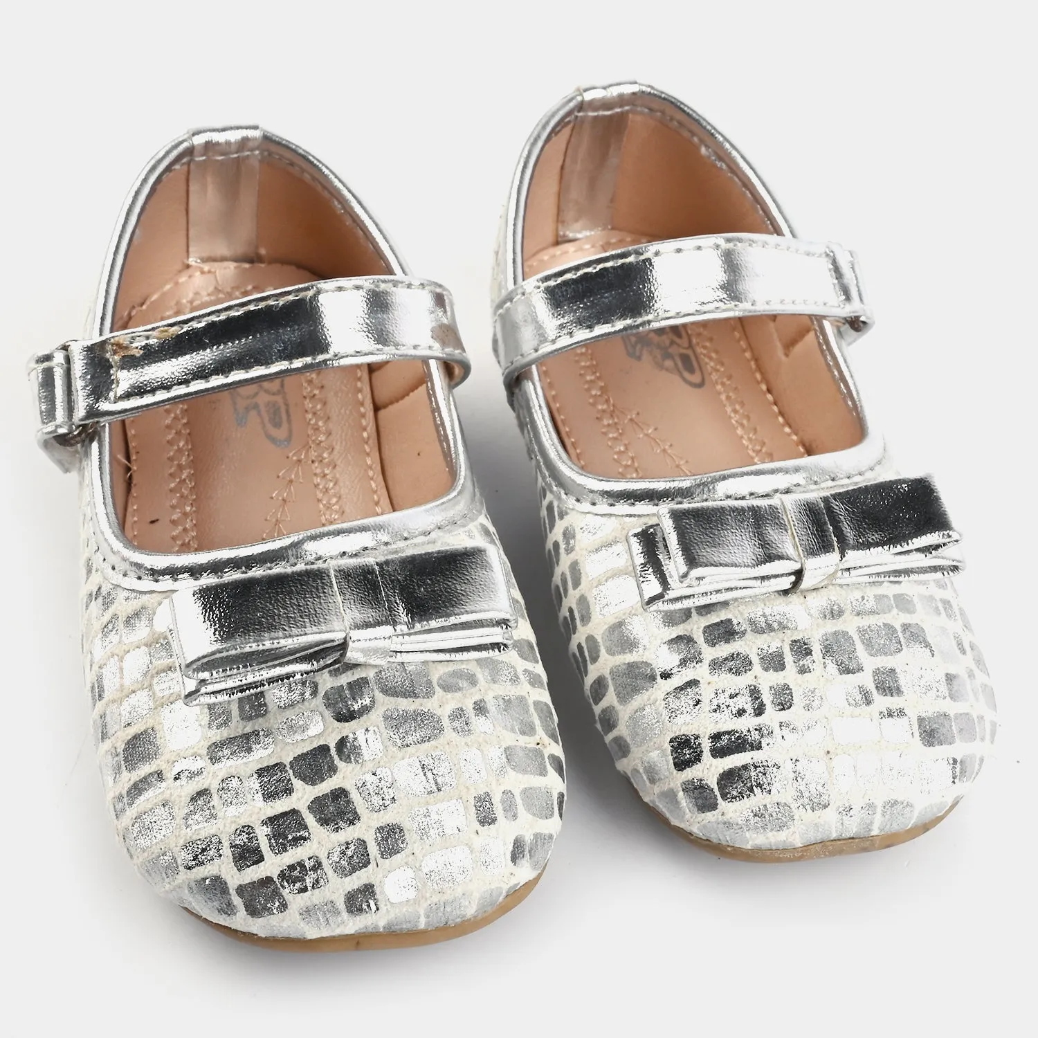 Girls Pumps 80-47-SILVER