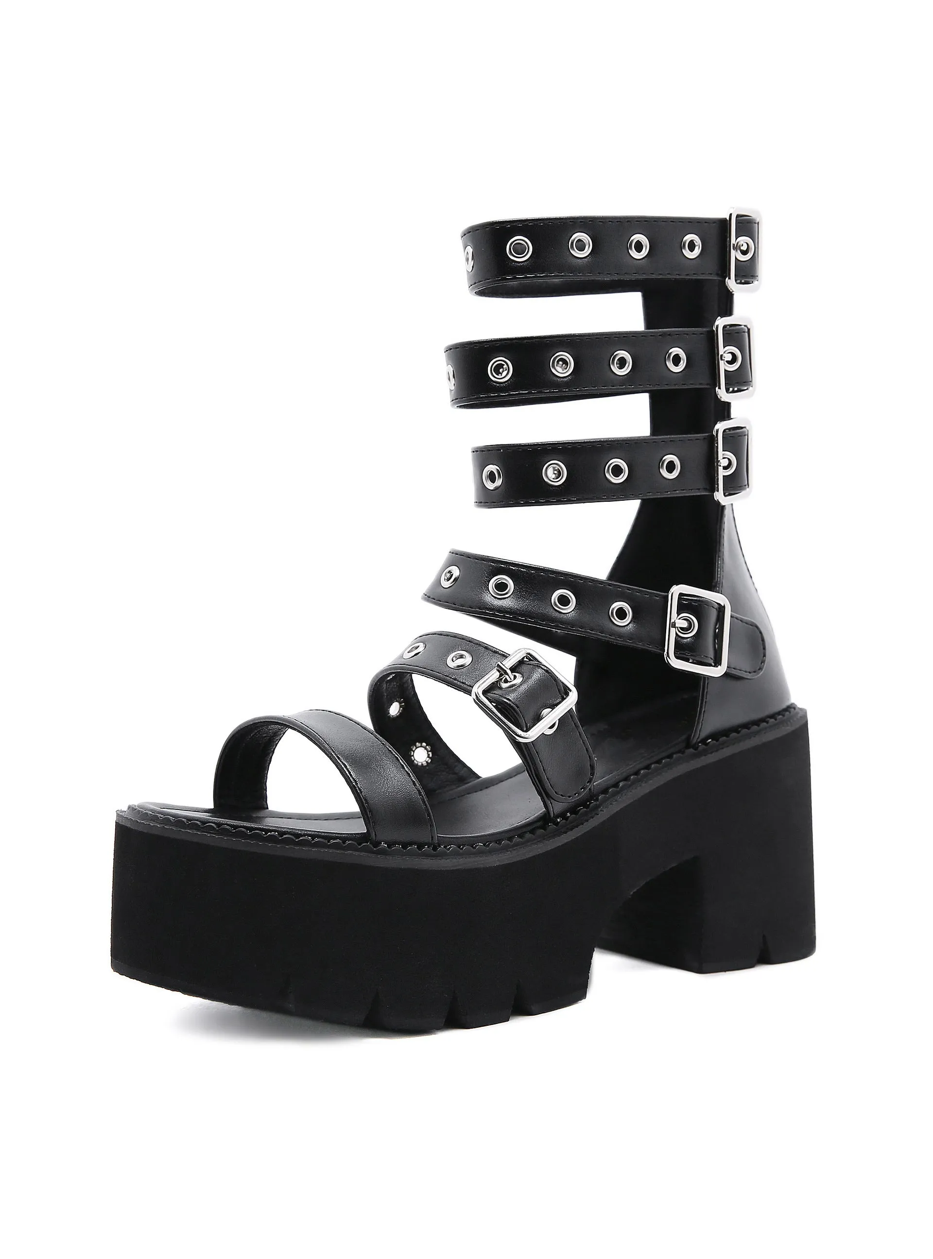 Heightened Platform Heel Sandals