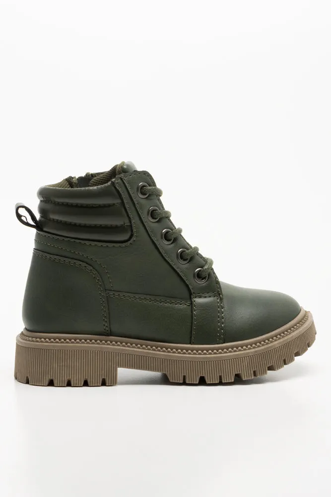 Hiker Boot Dark Green