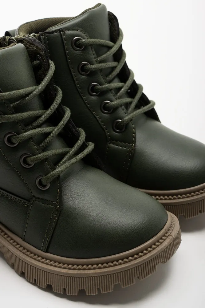 Hiker Boot Dark Green