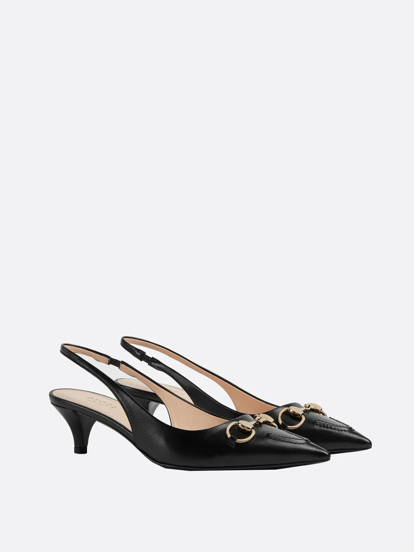 Horsebit Slingback Pumps