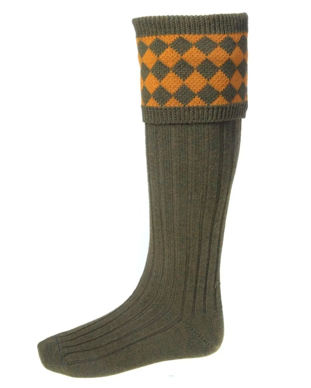 House of Cheviot Chessboard Socks