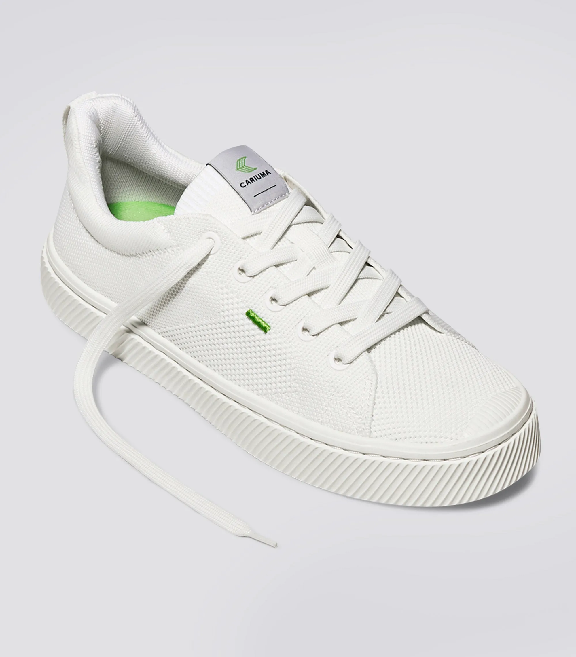 IBI Low Off-White Knit Sneaker Women