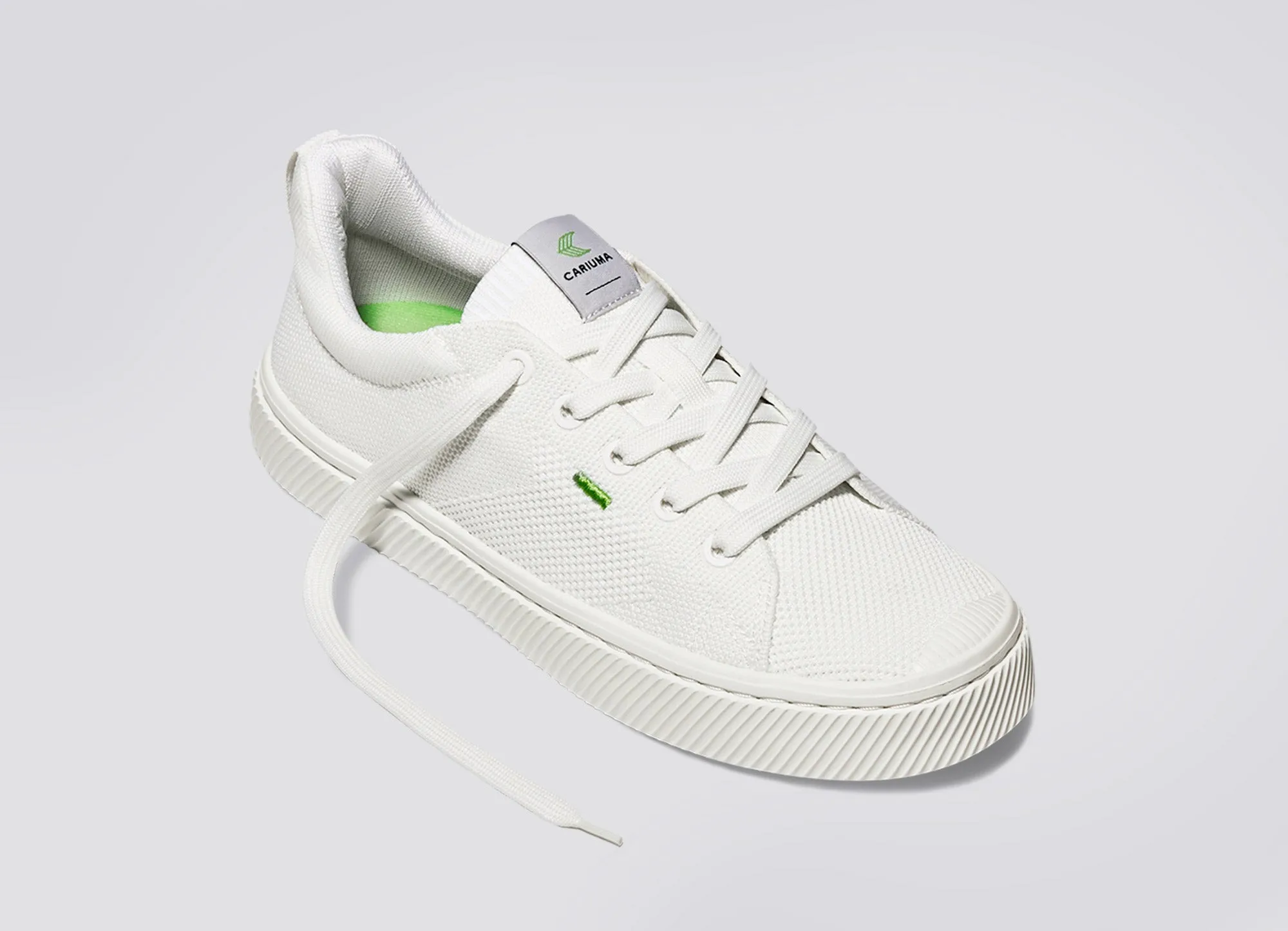 IBI Low Off-White Knit Sneaker Women