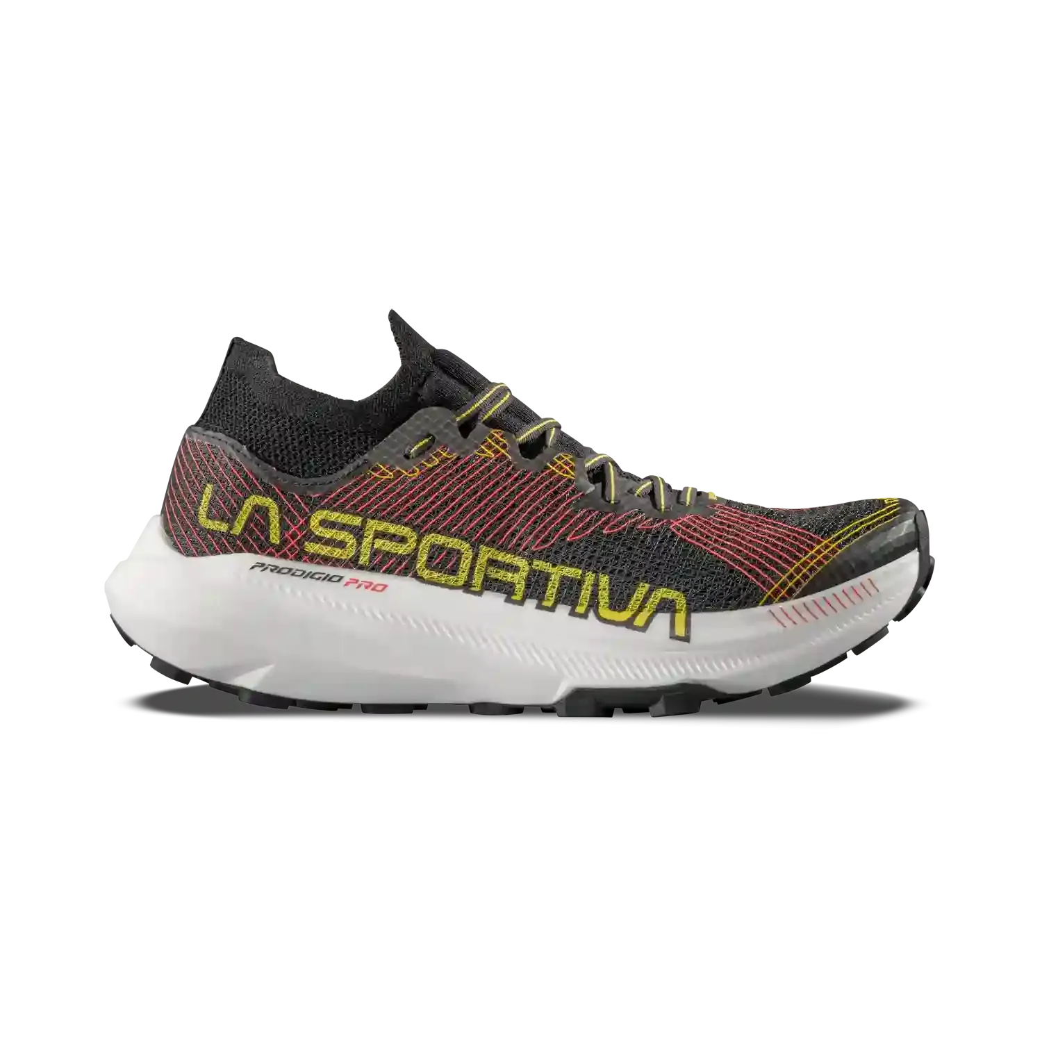 La Sportiva Prodigio Pro Mens Trail Running Shoe - Black/Yellow