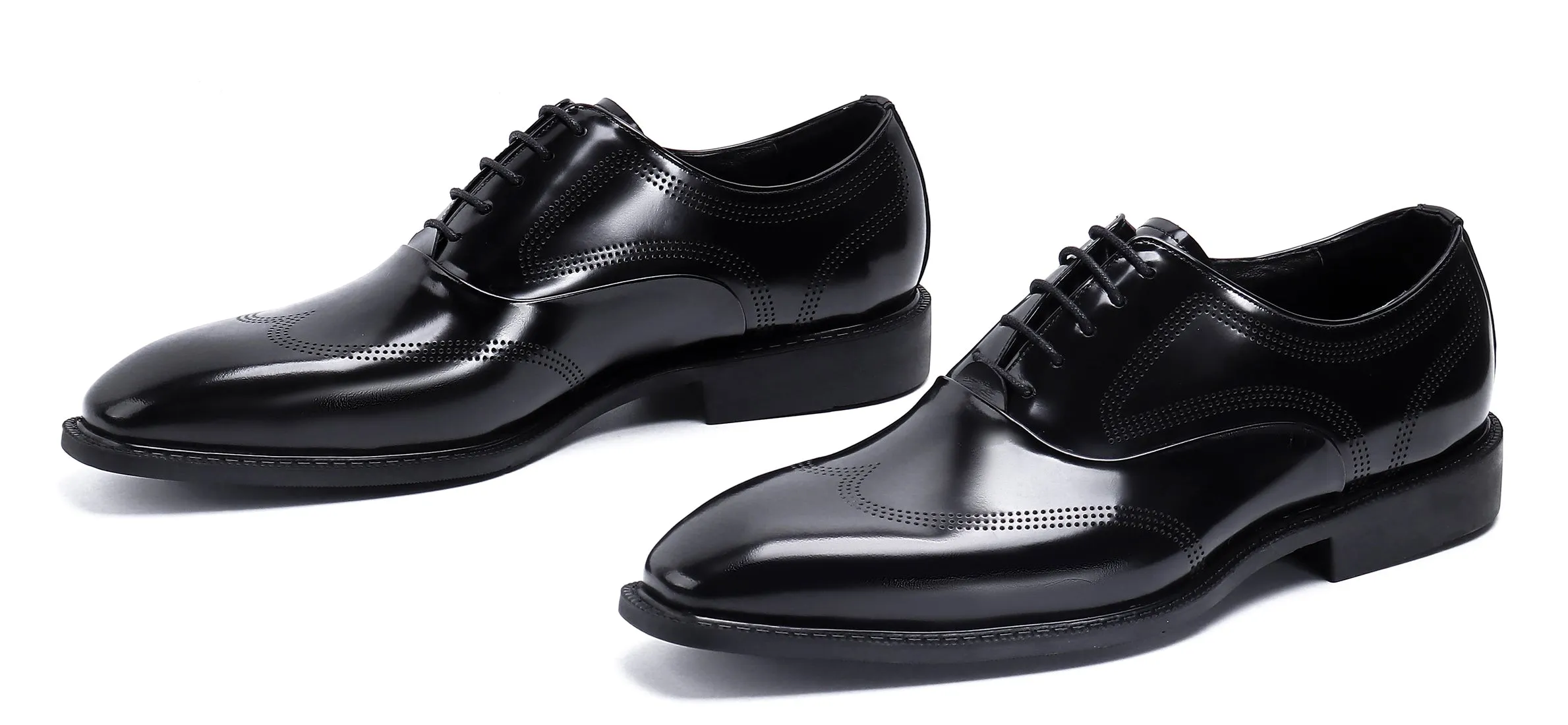 Men's Formal Patent Leather Brogue Oxfords