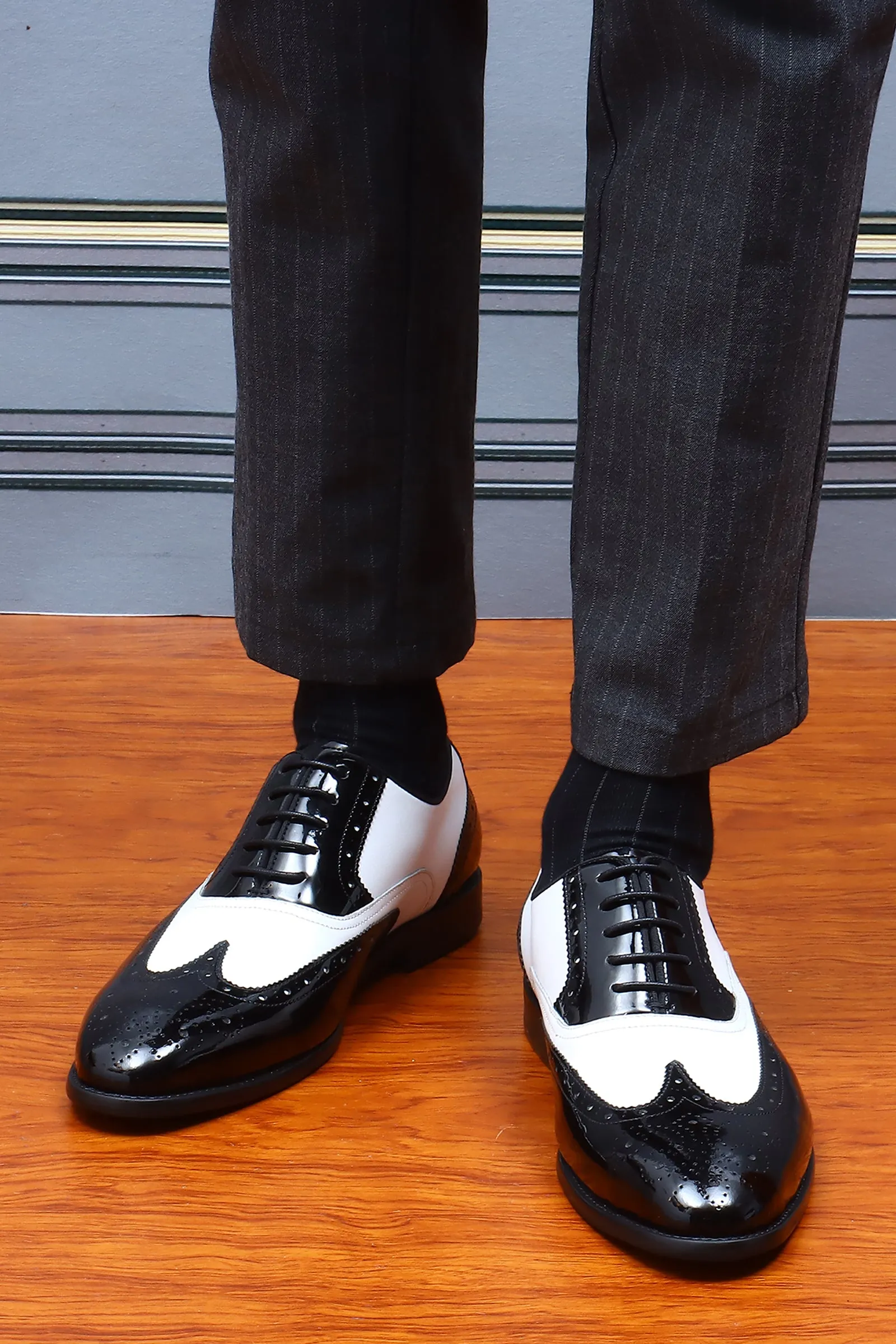 Men's Genuine Leather Dress Brogues Oxfords