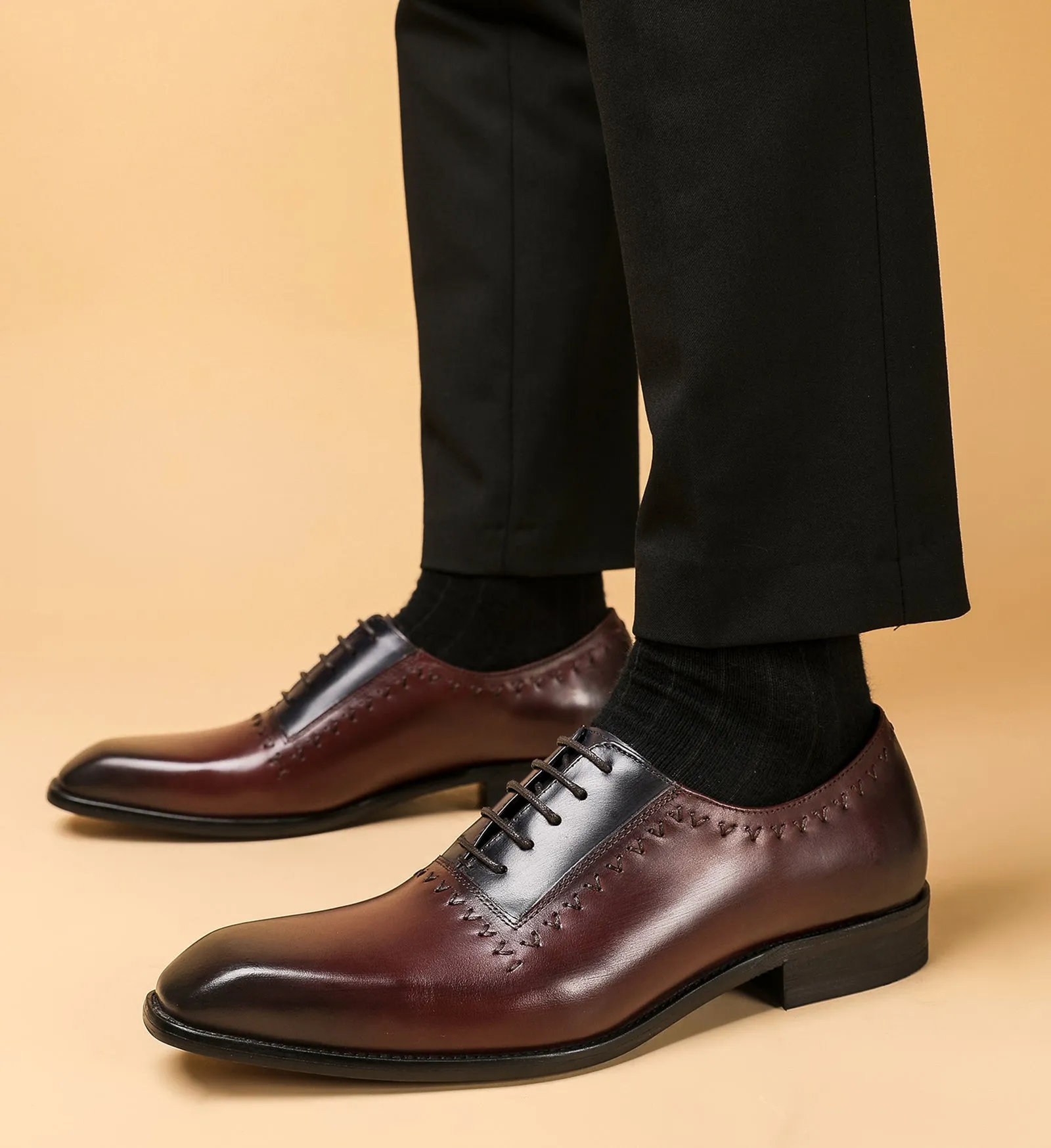 Men's Genuine Leather Oxfords Formal Shoes