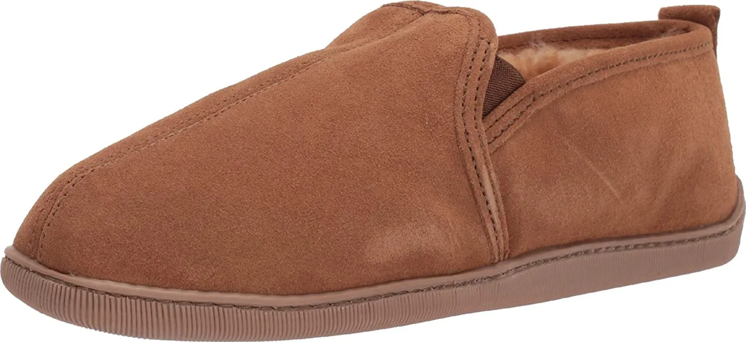 Minnetonka Men's Twin Gore Sheepskin Slipper