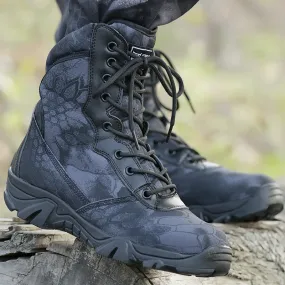 Outdoor Sport Hiking Shoes Tactical Boots Military Combat Boot Army Non-slip Shoes Mountain