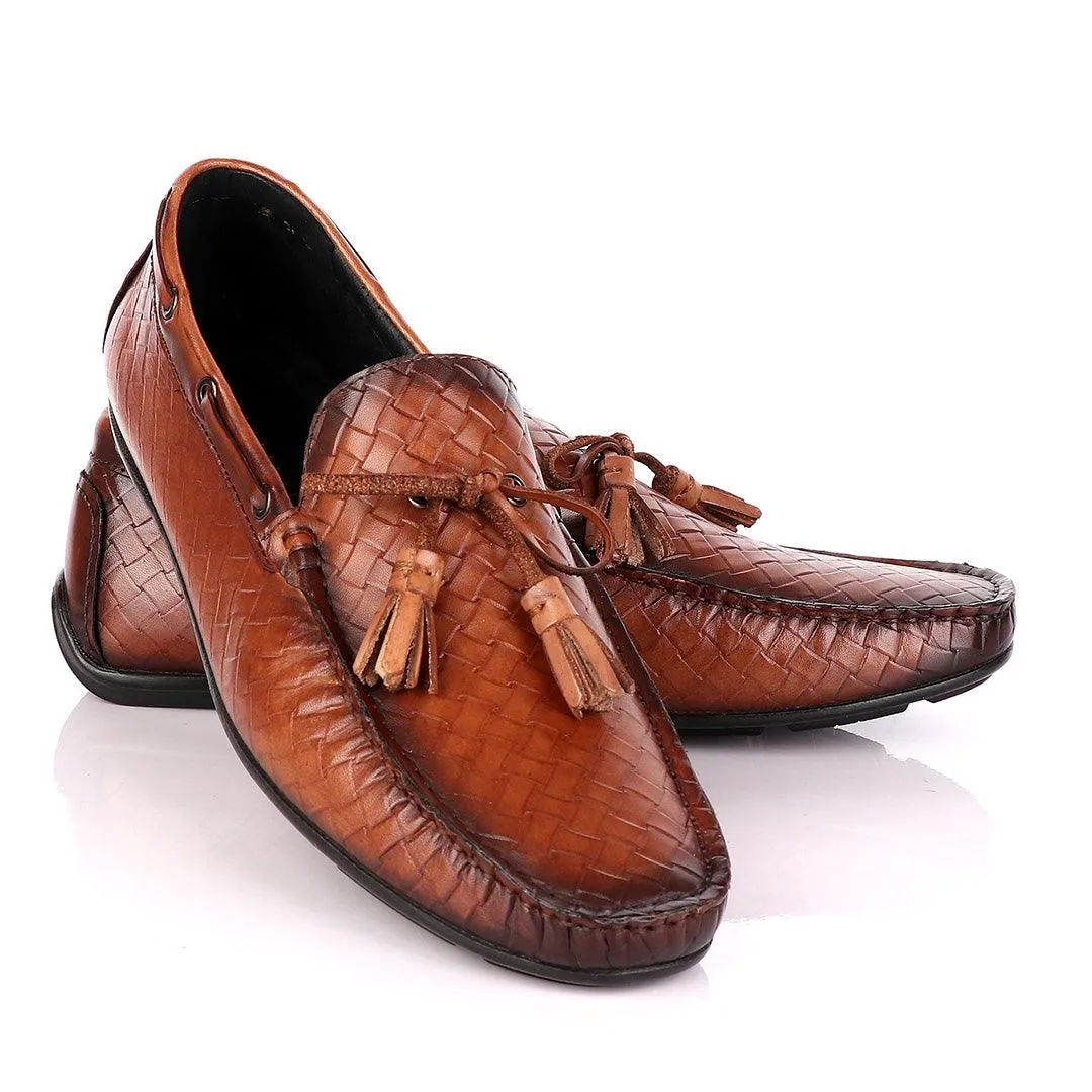 Terry Taylors Brown Drivers with Tassels