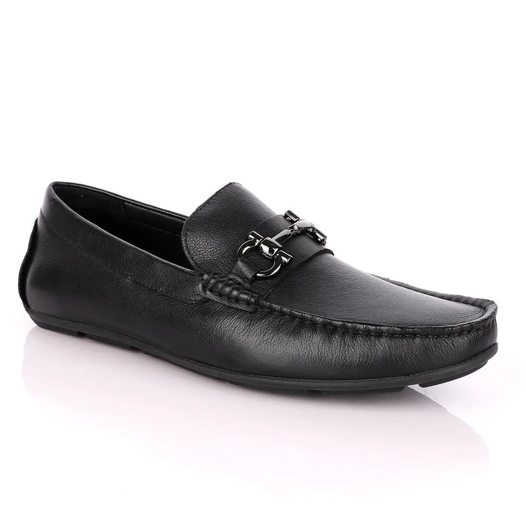 Terry Taylors Fine Leather Black Drivers