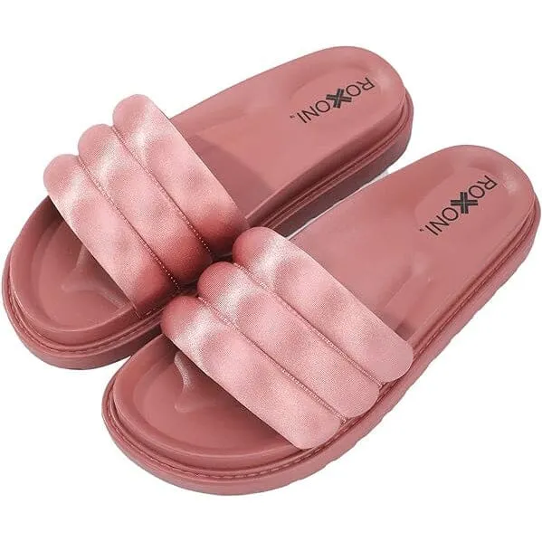 Women's Padded Strap Slide Sandals Stylish Open Toe Sandals